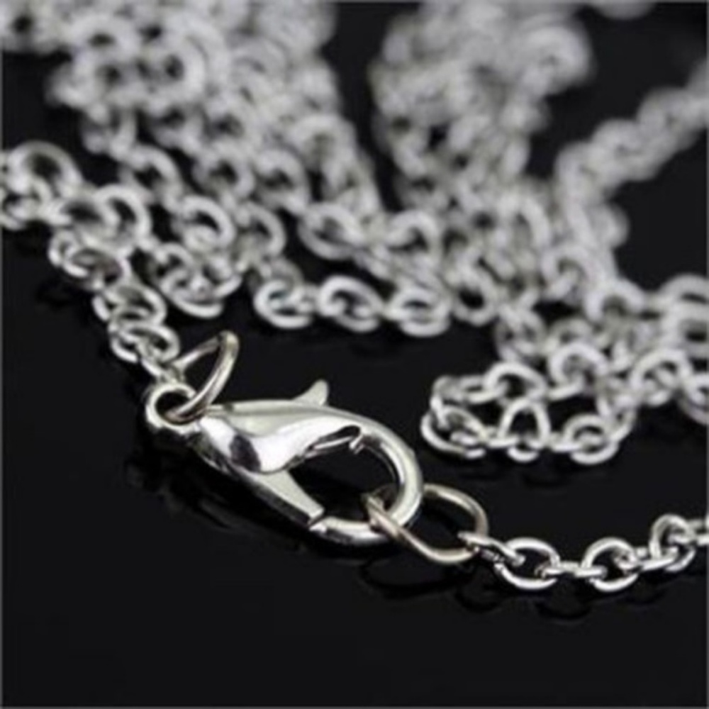 Pink Crystal Hearts Necklace - Picture 2 of 3
